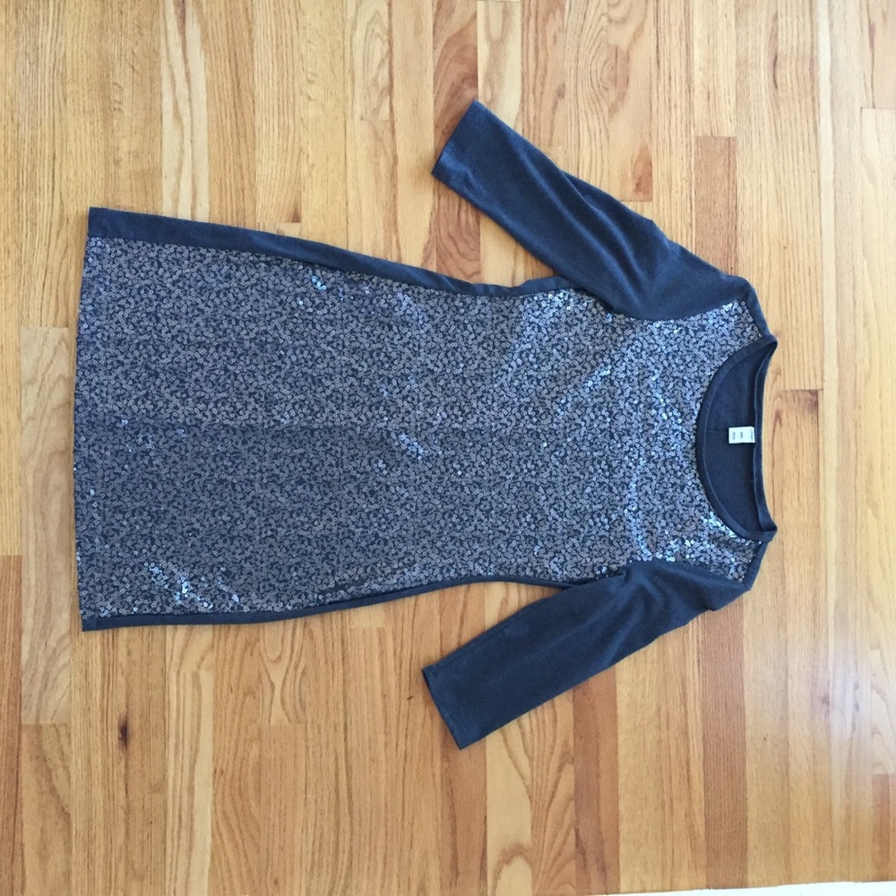 Old Navy gray shirt dress EUC